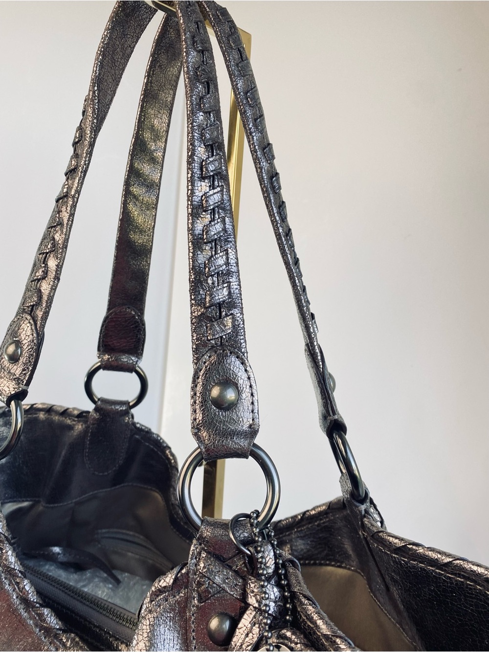 Coach XL Dylan Tote – Limited Edition Metallic Whipstitch - Picture 16 of 16